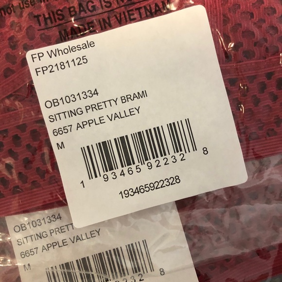 NWT Free People Sitting Pretty Brami Apple Valley - Picture 5 of 8